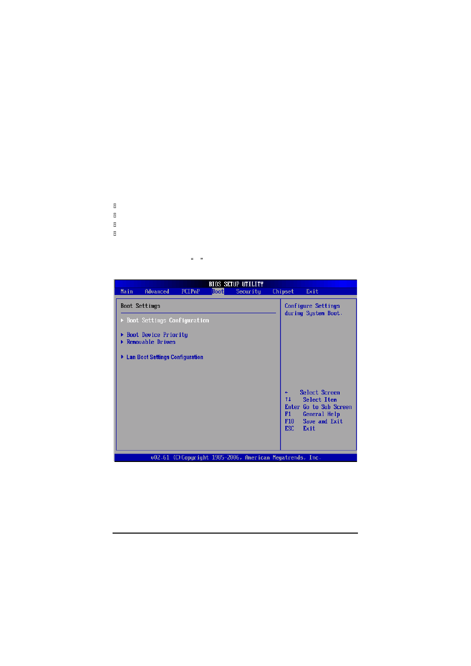 6 boot menu | Acnodes OPC 8190 User Manual | Page 50 / 68