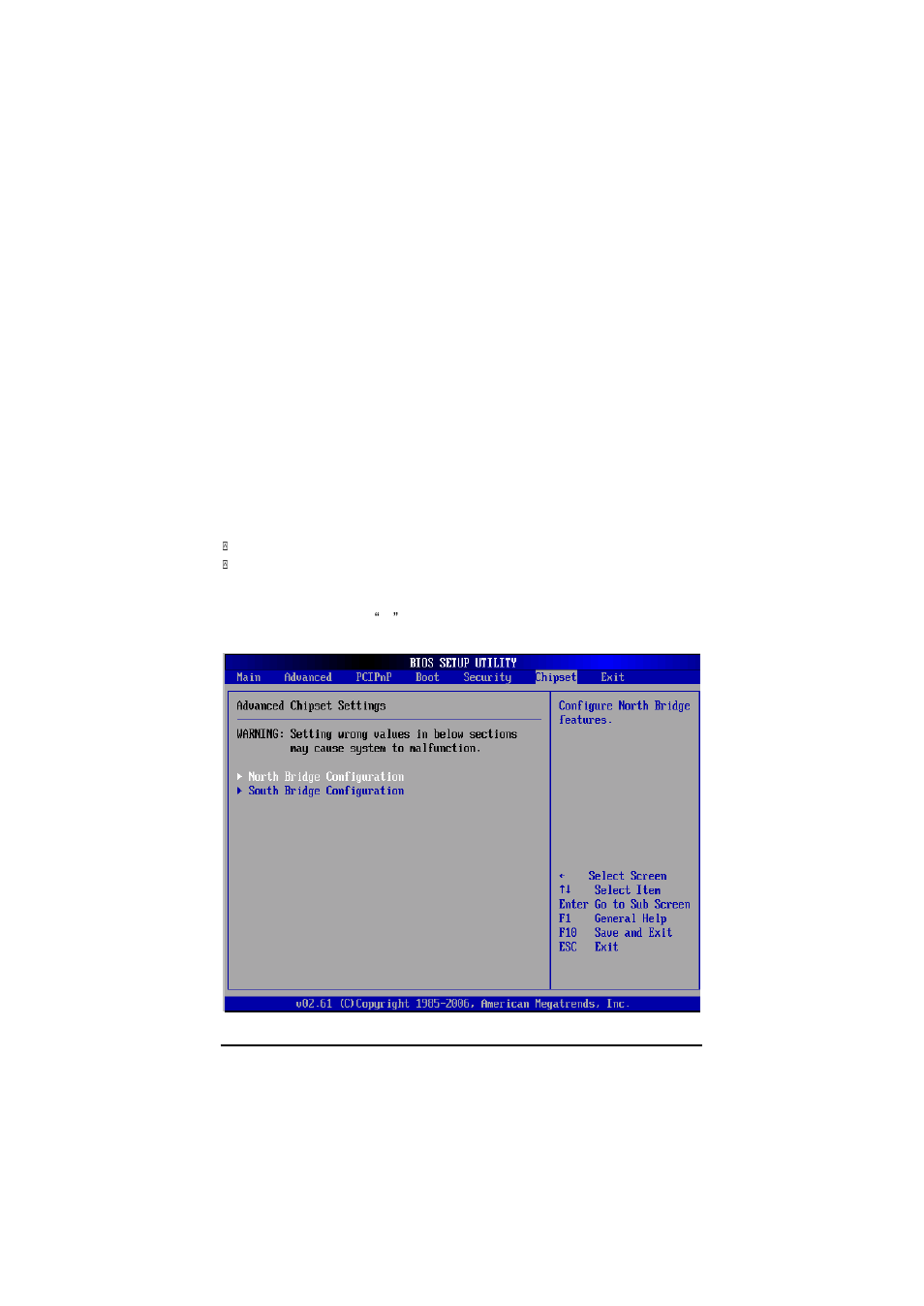 8 chipset menu | Acnodes OPC 8190 User Manual | Page 57 / 68