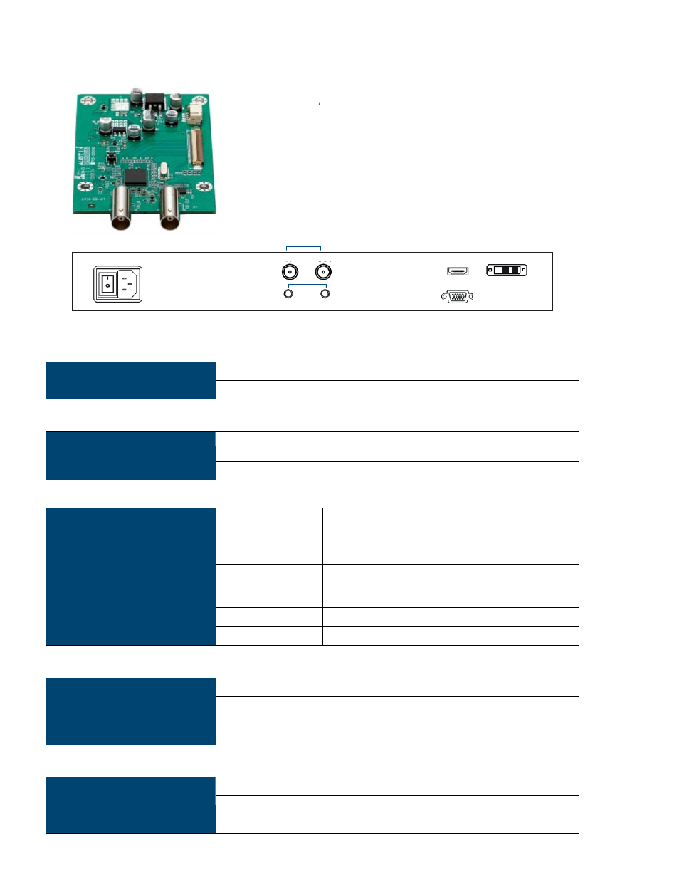 Part 3 > < 3.1 > options : 3g / hd / sd-sdi input | Acnodes KDW 8170 User Manual | Page 22 / 24