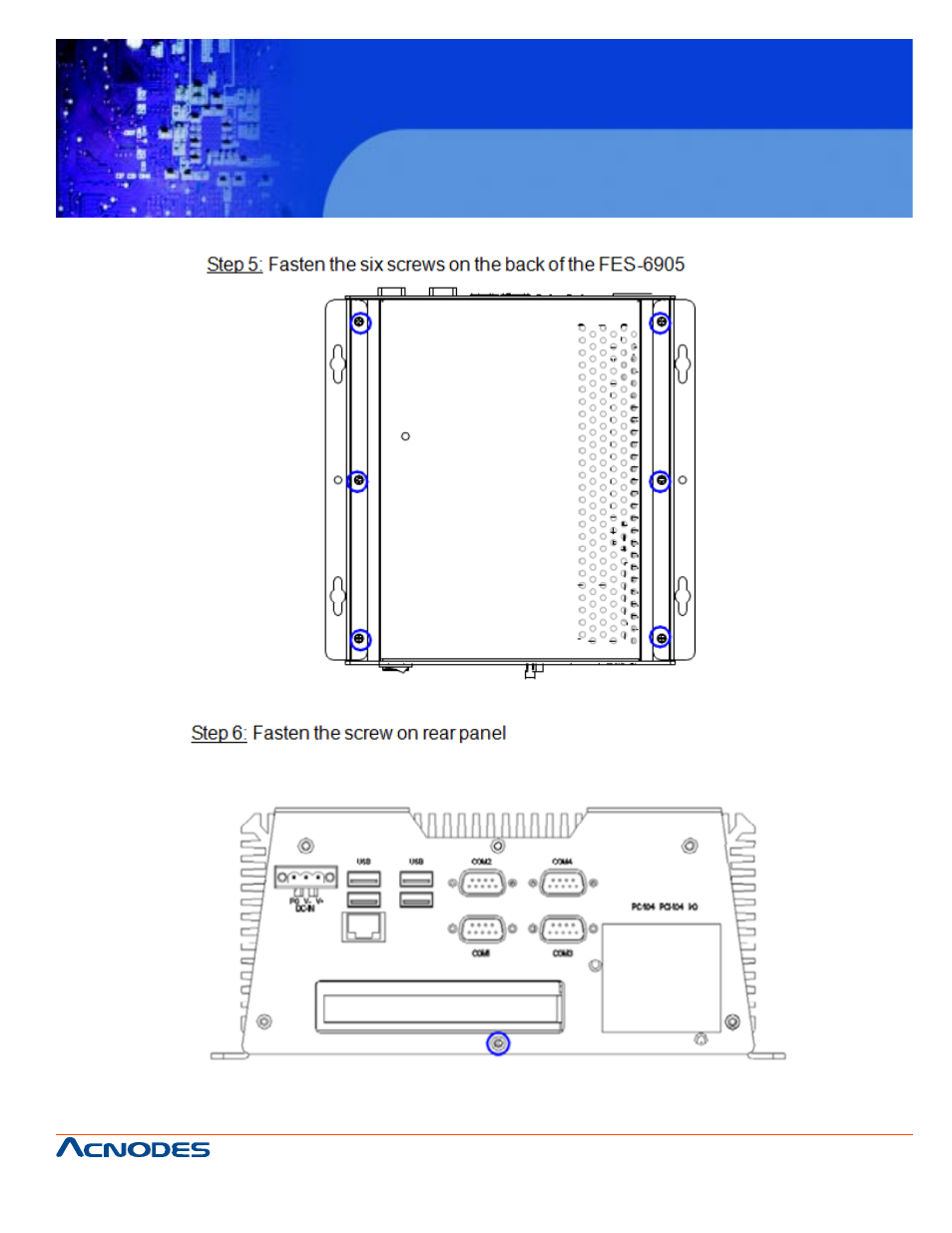 Fes6905 | Acnodes FES 6905 User Manual | Page 31 / 59