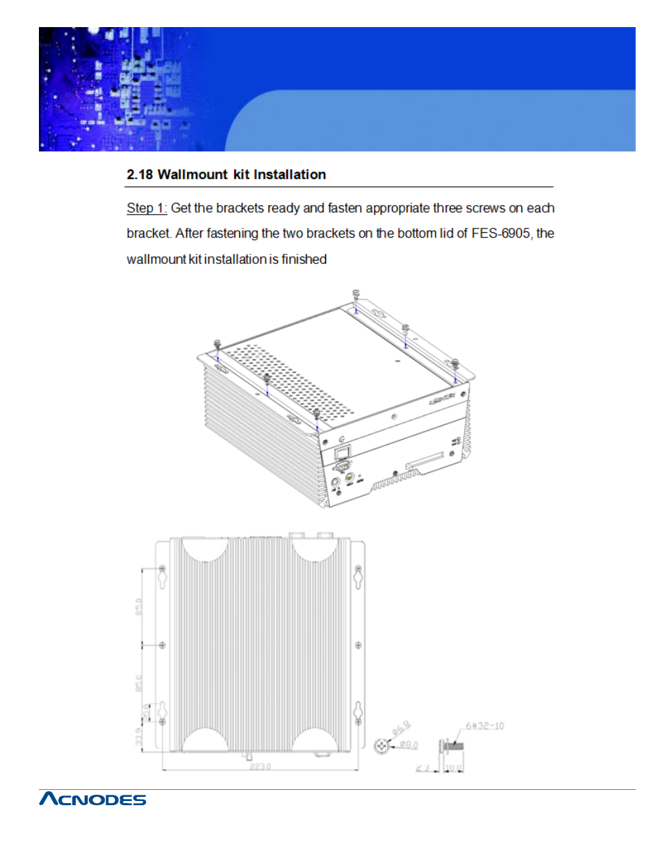 Fes6905 | Acnodes FES 6905 User Manual | Page 37 / 59