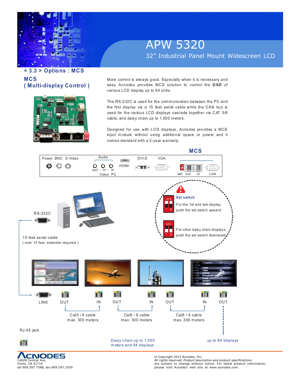 Apw 5320 | Acnodes APW 5320 User Manual | Page 17 / 21