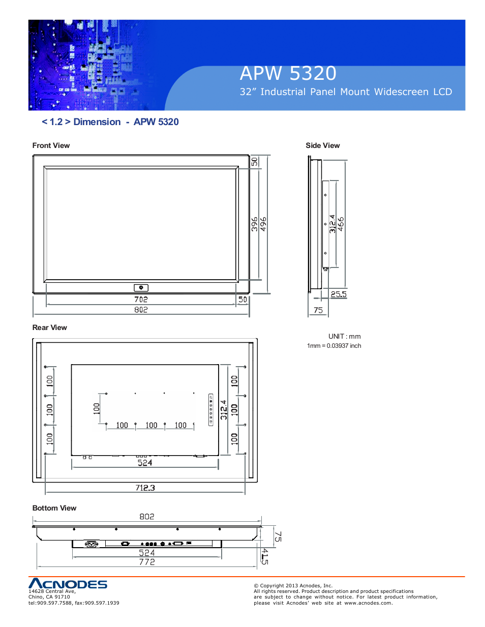 Apw 5320, Ap-w32 nap-w32 | Acnodes APW 5320 User Manual | Page 7 / 21