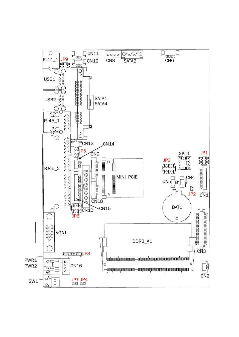 C56 motherboard, Motherboard layout | Acnodes FPC 8759 User Manual | Page 34 / 52