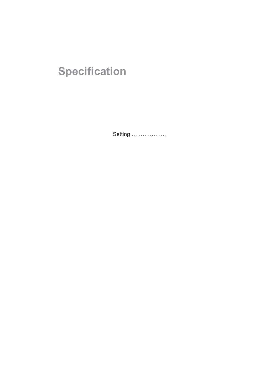 Speciﬁcation, Jumper setting, Appendix: drivers installation | Acnodes FPC 8759 User Manual | Page 6 / 52