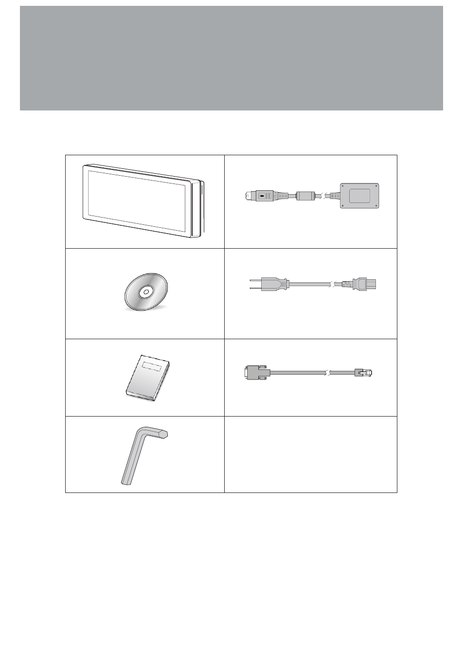 Packing list, Standard items | Acnodes FPC 8759 User Manual | Page 7 / 52