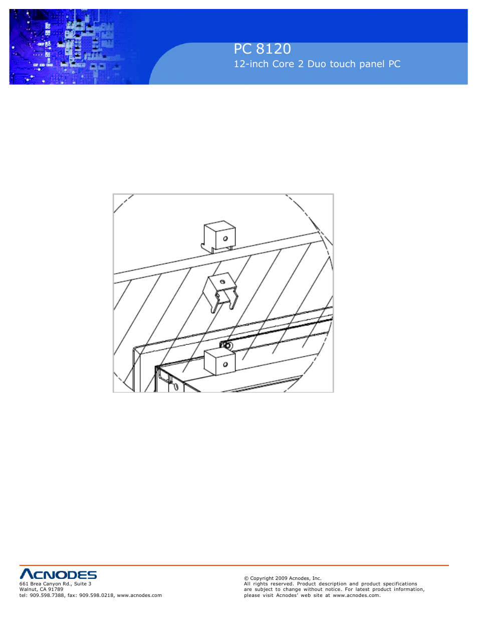 Pc 5150, Pc 8120, Inch touch panel pc | Inch core 2 duo touch panel pc | Acnodes PC 8120 User Manual | Page 18 / 51