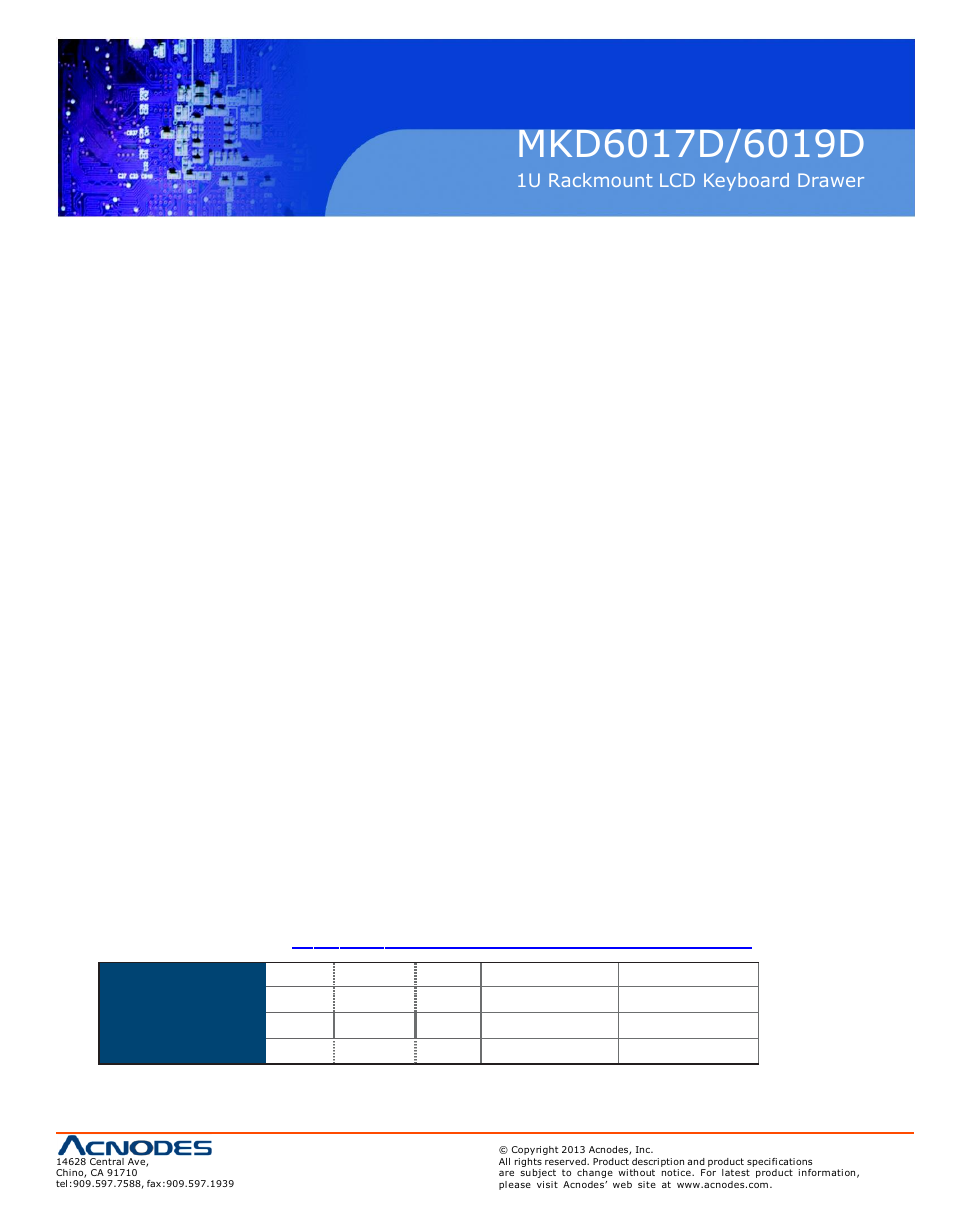 Acnodes MKD 6019D User Manual | Page 3 / 15