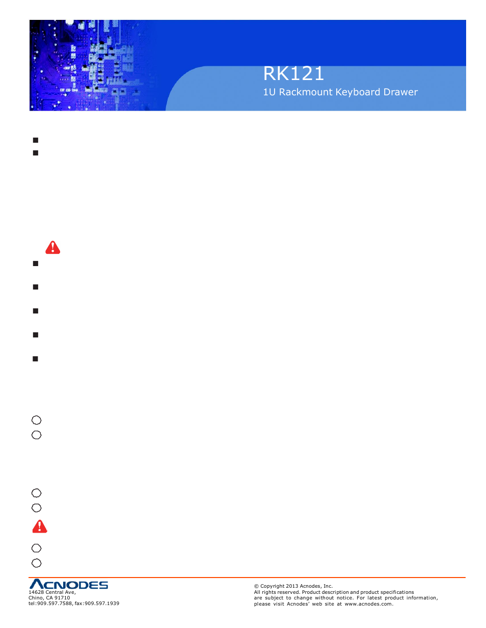 Rk121, Before installation, Unpacking | How to clean your lcd monitor, Caution, Cleaning your monitor, Cleaning tough marks and smudges | Acnodes RK 121 User Manual | Page 4 / 11
