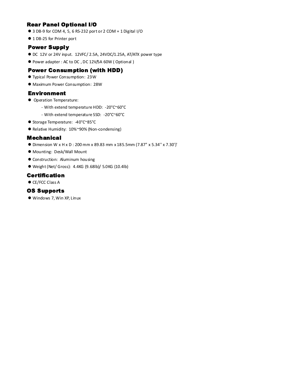 Acnodes FES 2217 User Manual | Page 7 / 33
