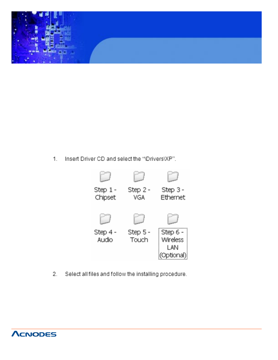 Fpc 5104, Chapter 4 drivers installation, 1 system | Acnodes FPC 5104 User Manual | Page 66 / 71