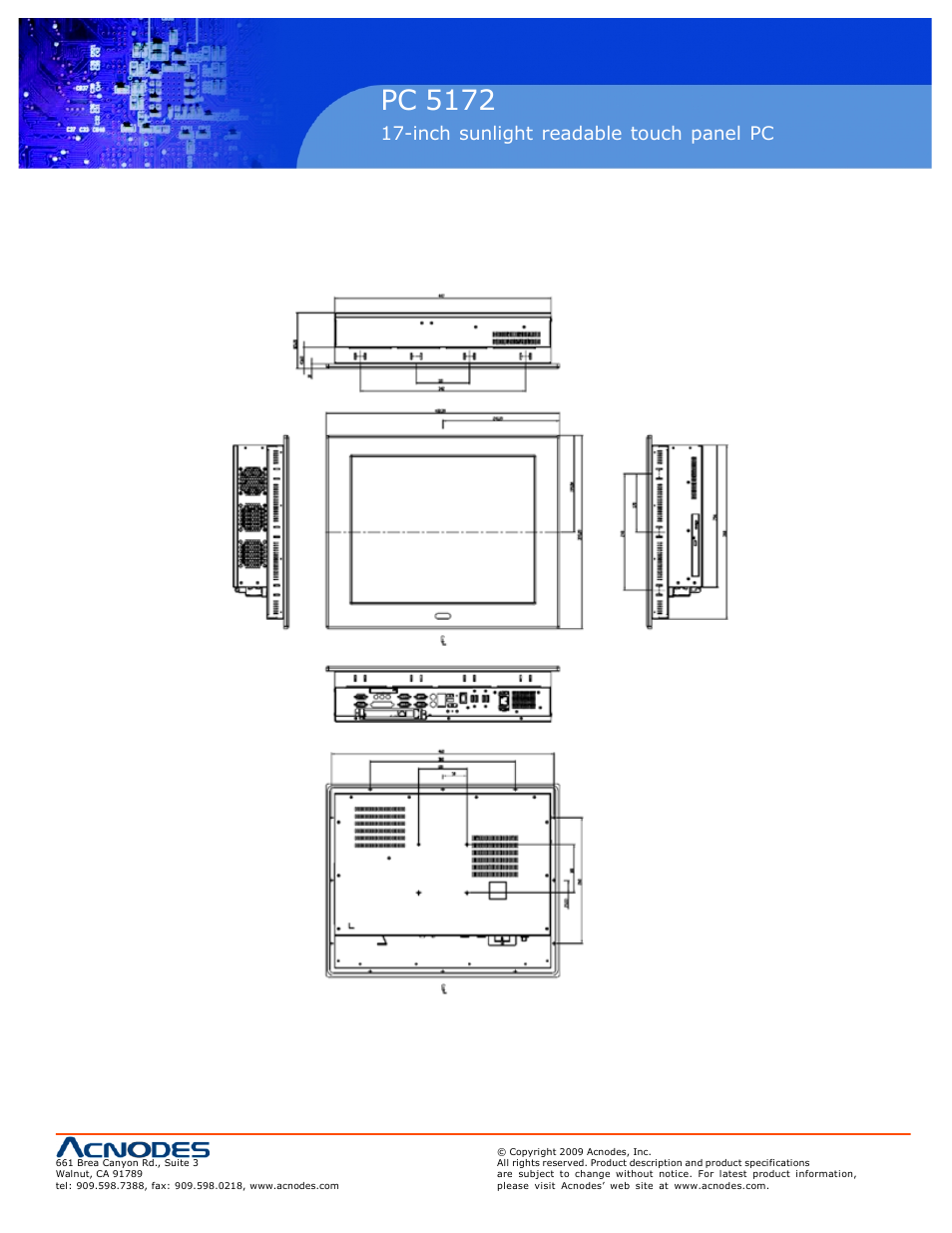 Rmc 7152, Pc 5172 | Acnodes PC 5172 User Manual | Page 19 / 104