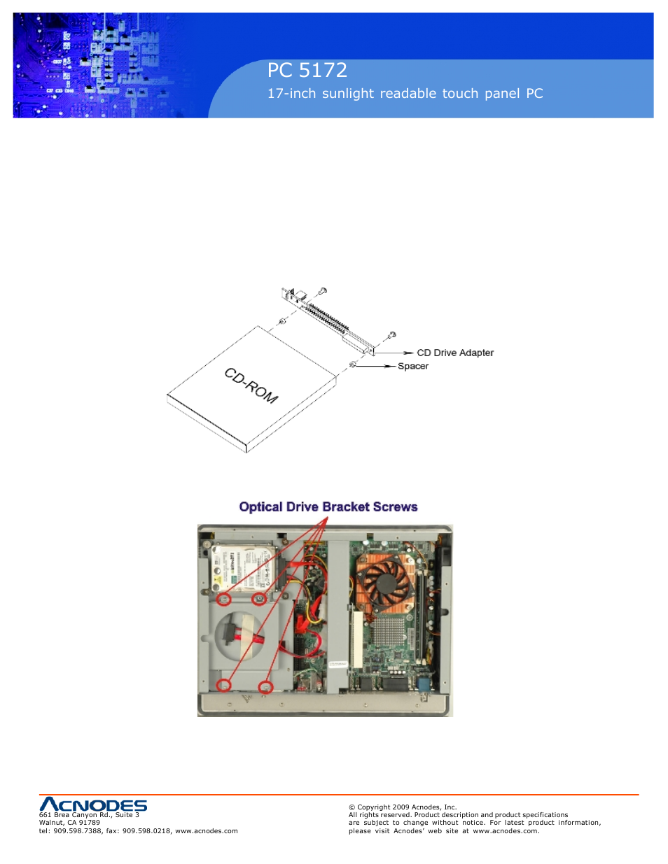 Rmc 7152, Pc 5172 | Acnodes PC 5172 User Manual | Page 39 / 104