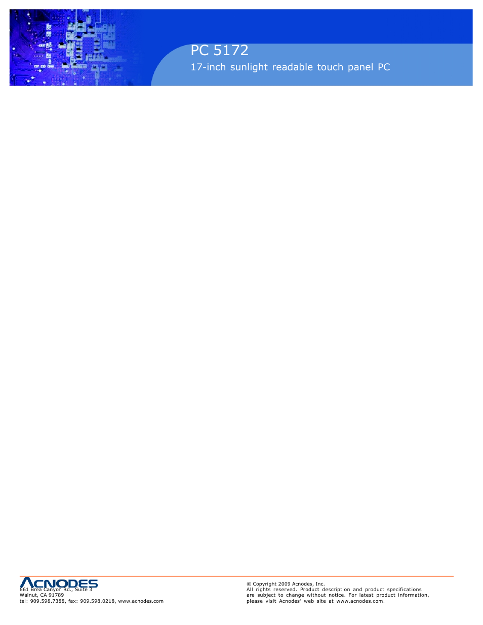 Pc 5150, Pc 5172 | Acnodes PC 5172 User Manual | Page 60 / 104