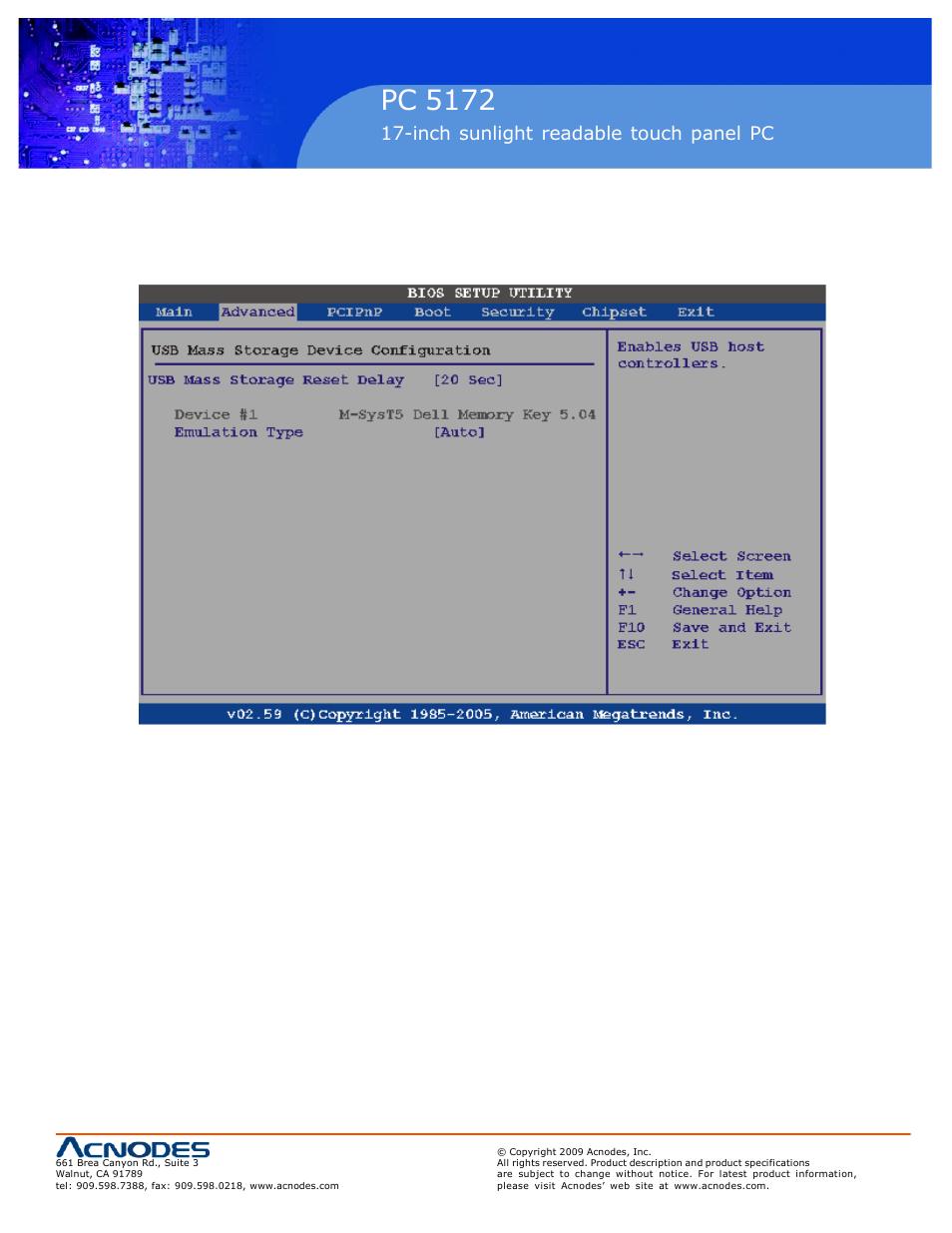 Rmc 7152, Pc 5172 | Acnodes PC 5172 User Manual | Page 71 / 104