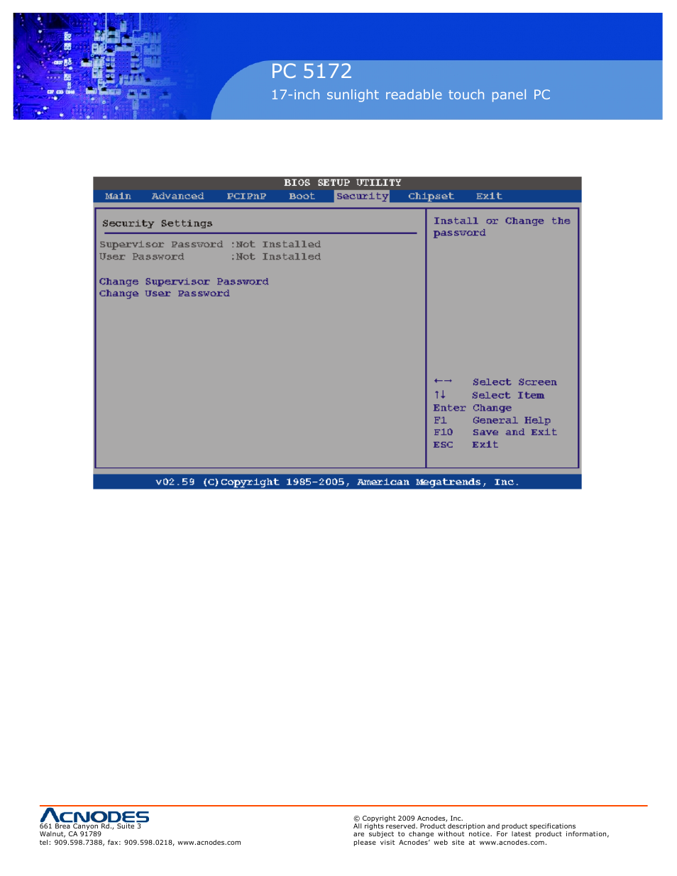 Rmc 7152, Pc 5172 | Acnodes PC 5172 User Manual | Page 79 / 104