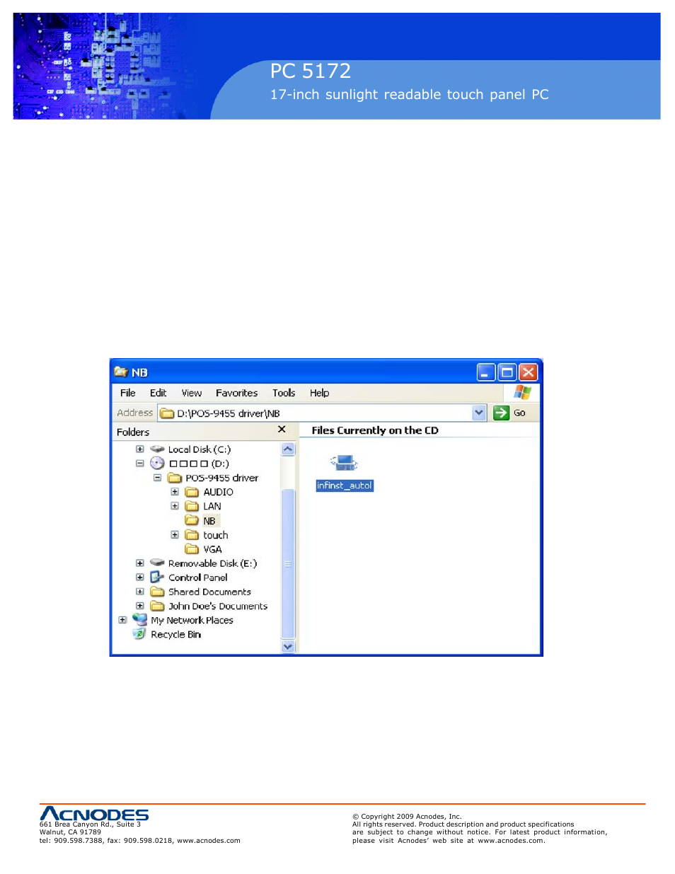 Rmc 7152, Pc 5172 | Acnodes PC 5172 User Manual | Page 83 / 104