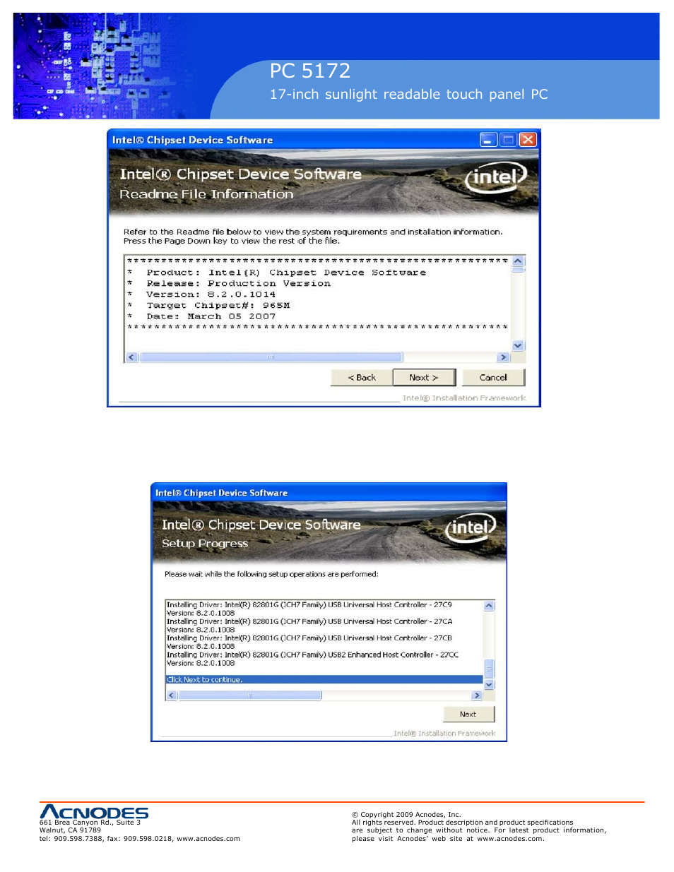 Rmc 7152, Pc 5172 | Acnodes PC 5172 User Manual | Page 85 / 104