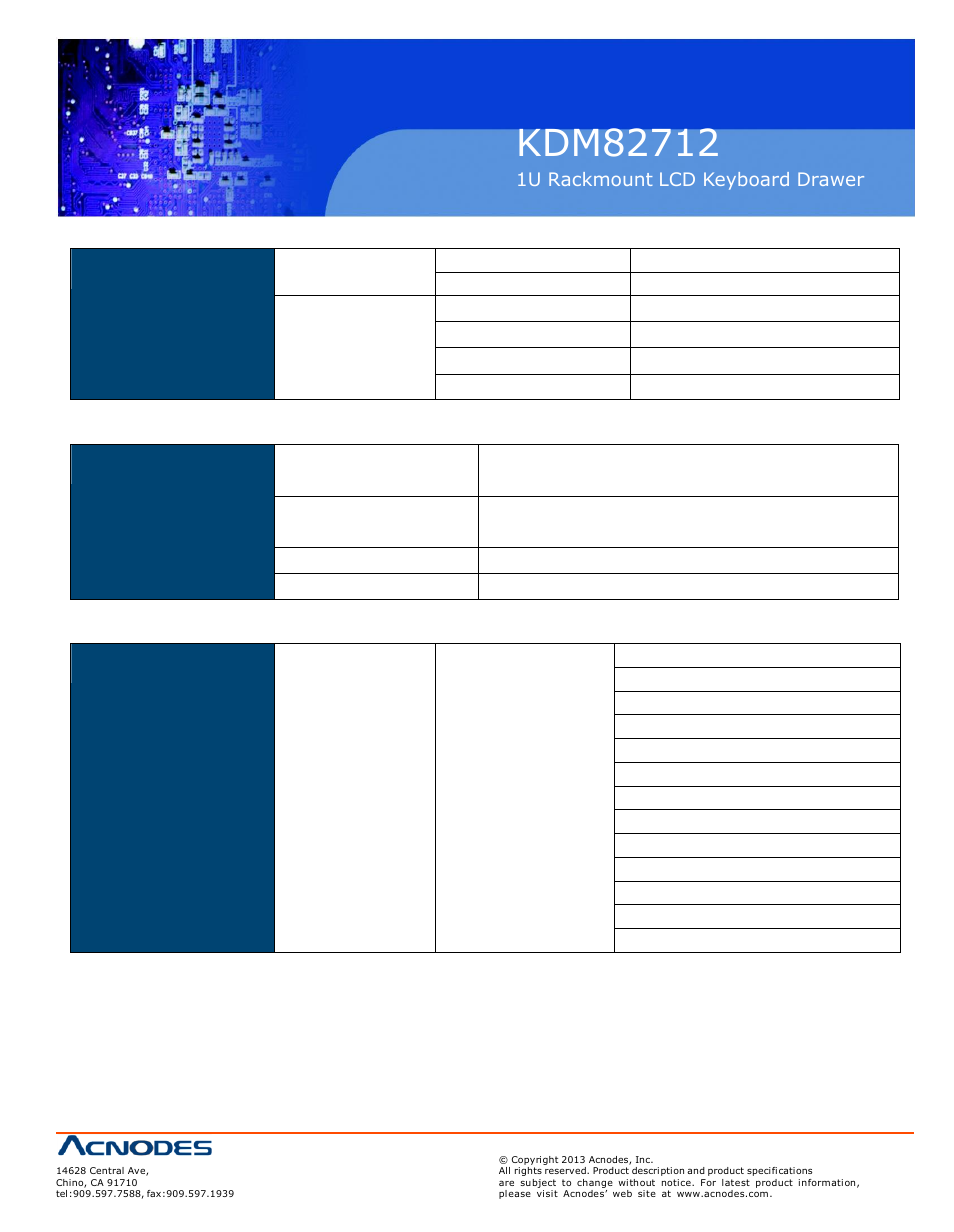 Acnodes KDM 82712 User Manual | Page 11 / 22