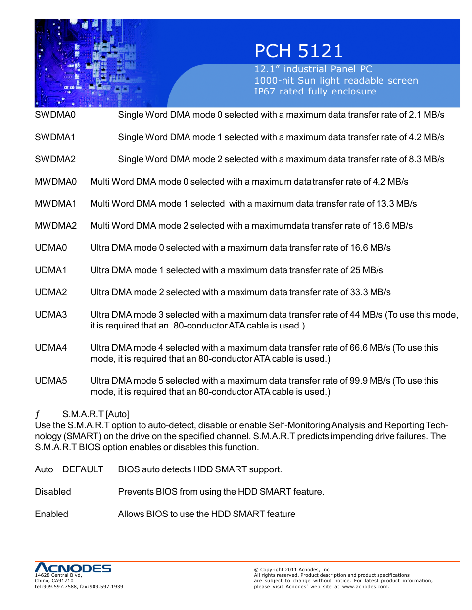 Pch 5121 | Acnodes PCH 5121 User Manual | Page 41 / 82