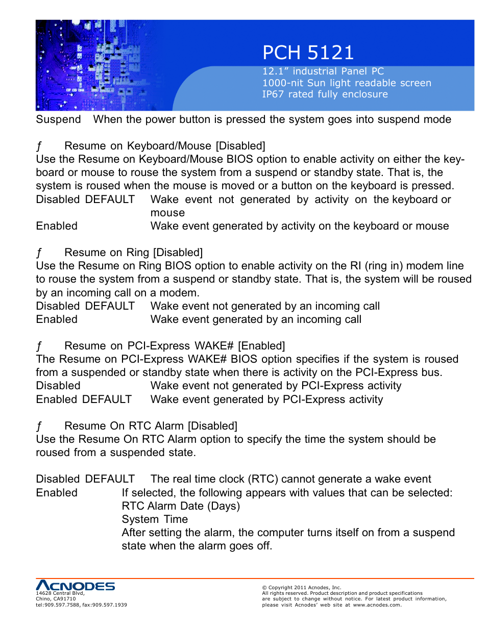 Pch 5121 | Acnodes PCH 5121 User Manual | Page 49 / 82