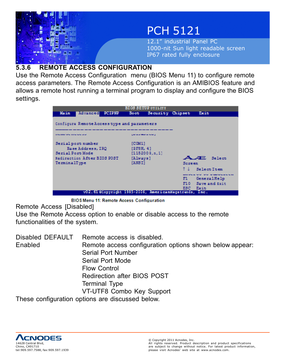 Pch 5121 | Acnodes PCH 5121 User Manual | Page 50 / 82