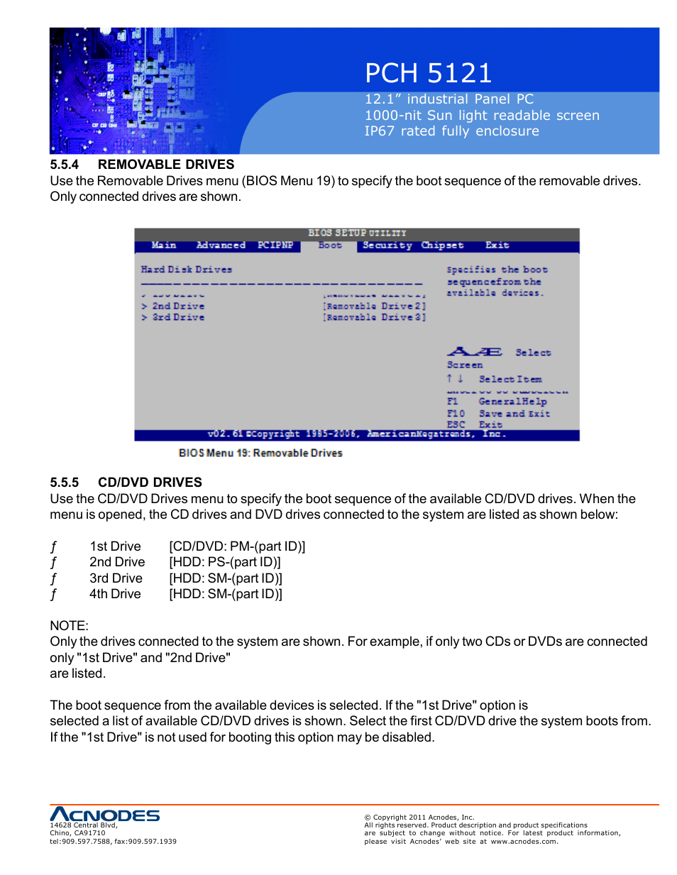 Pch 5121 | Acnodes PCH 5121 User Manual | Page 61 / 82