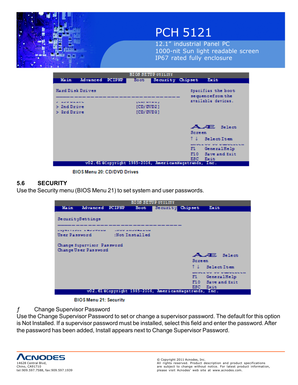 Pch 5121 | Acnodes PCH 5121 User Manual | Page 62 / 82