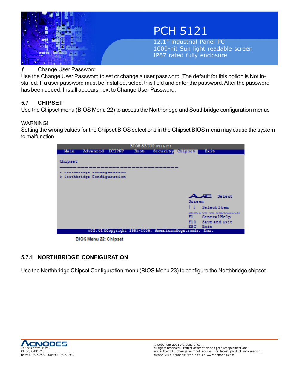 Pch 5121 | Acnodes PCH 5121 User Manual | Page 63 / 82