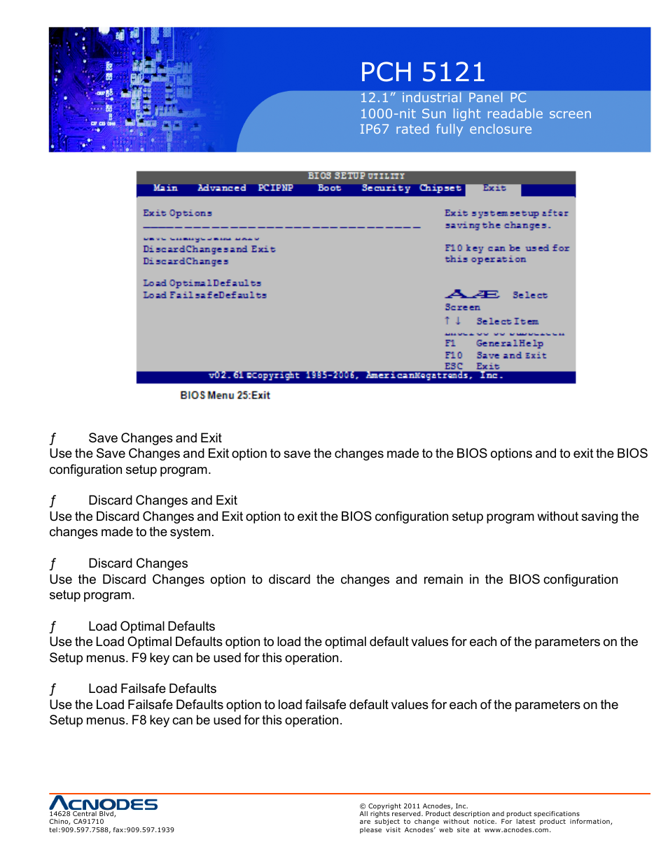 Pch 5121 | Acnodes PCH 5121 User Manual | Page 67 / 82