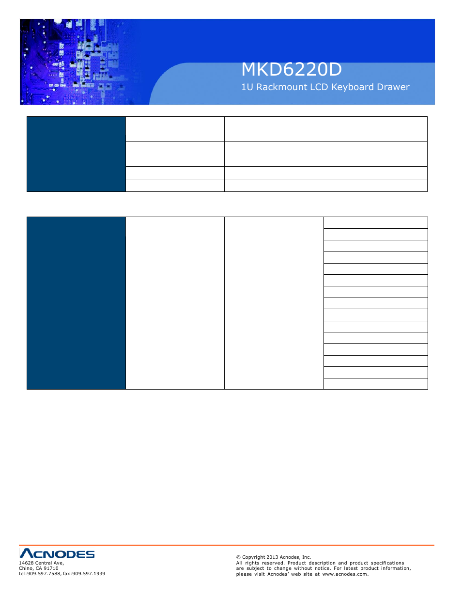 Mkd6220d | Acnodes MKD 6220D User Manual | Page 10 / 14