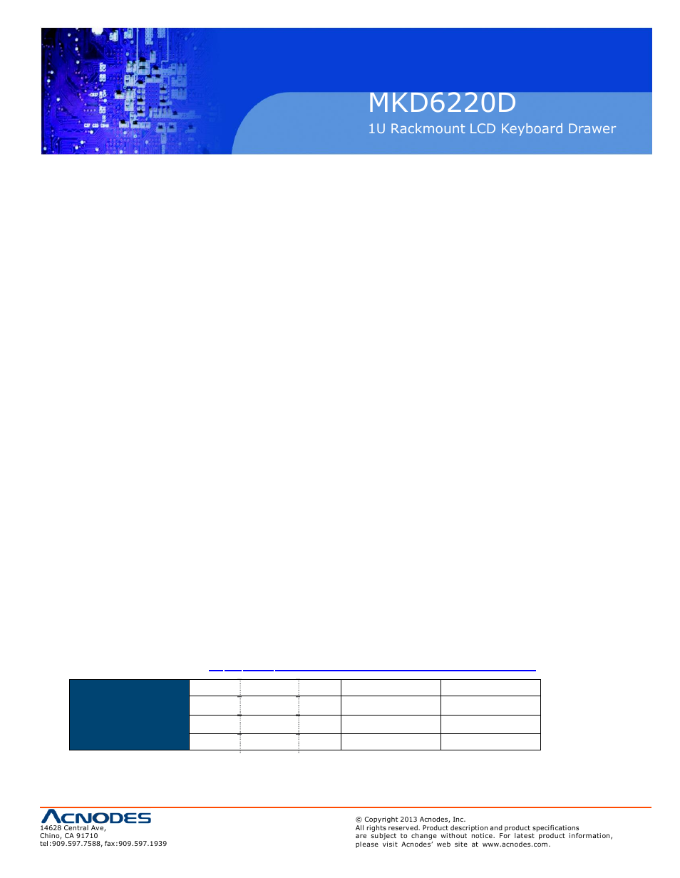 Acnodes MKD 6220D User Manual | Page 3 / 14