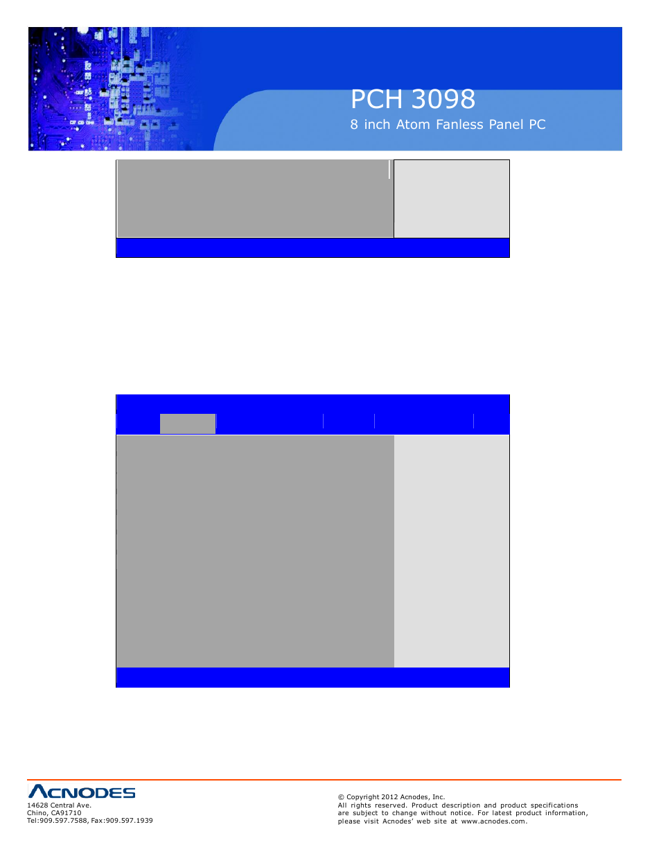 Pch 3098 | Acnodes PCH 3298 User Manual | Page 36 / 82