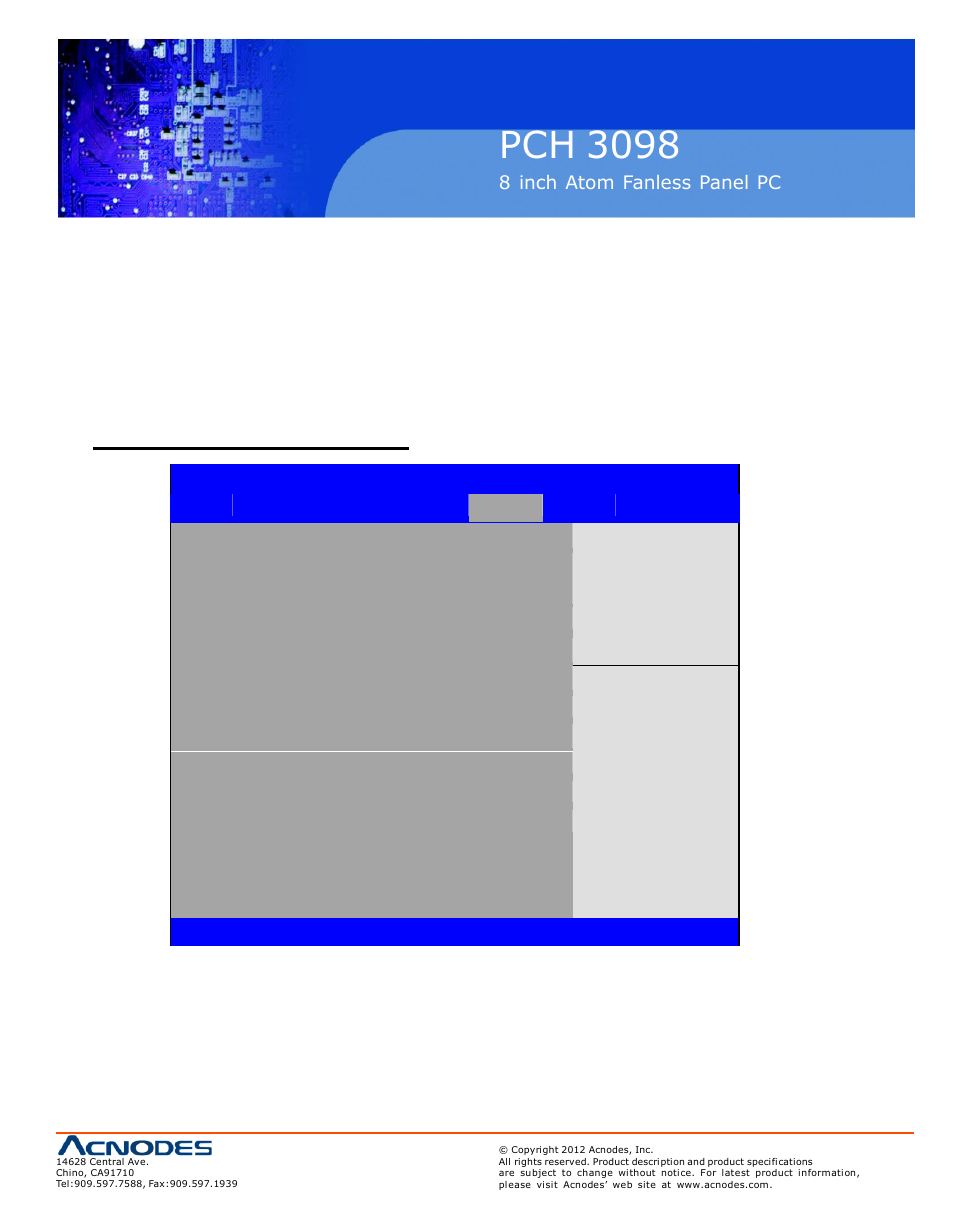 Pch 3098, 7 security settings | Acnodes PCH 3298 User Manual | Page 43 / 82