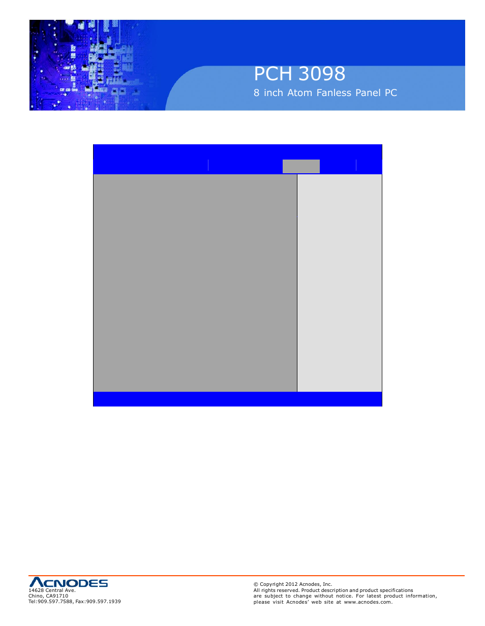 Pch 3098 | Acnodes PCH 3298 User Manual | Page 49 / 82