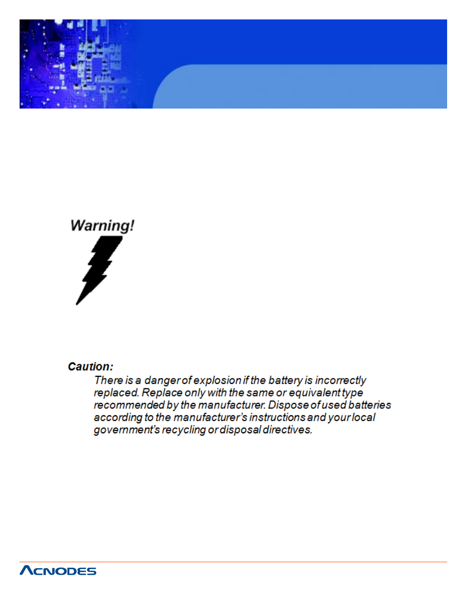 Fes6850 | Acnodes FES 6850 User Manual | Page 6 / 55