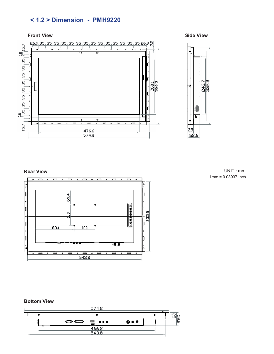 Acnodes PMH 9220 User Manual | Page 7 / 23