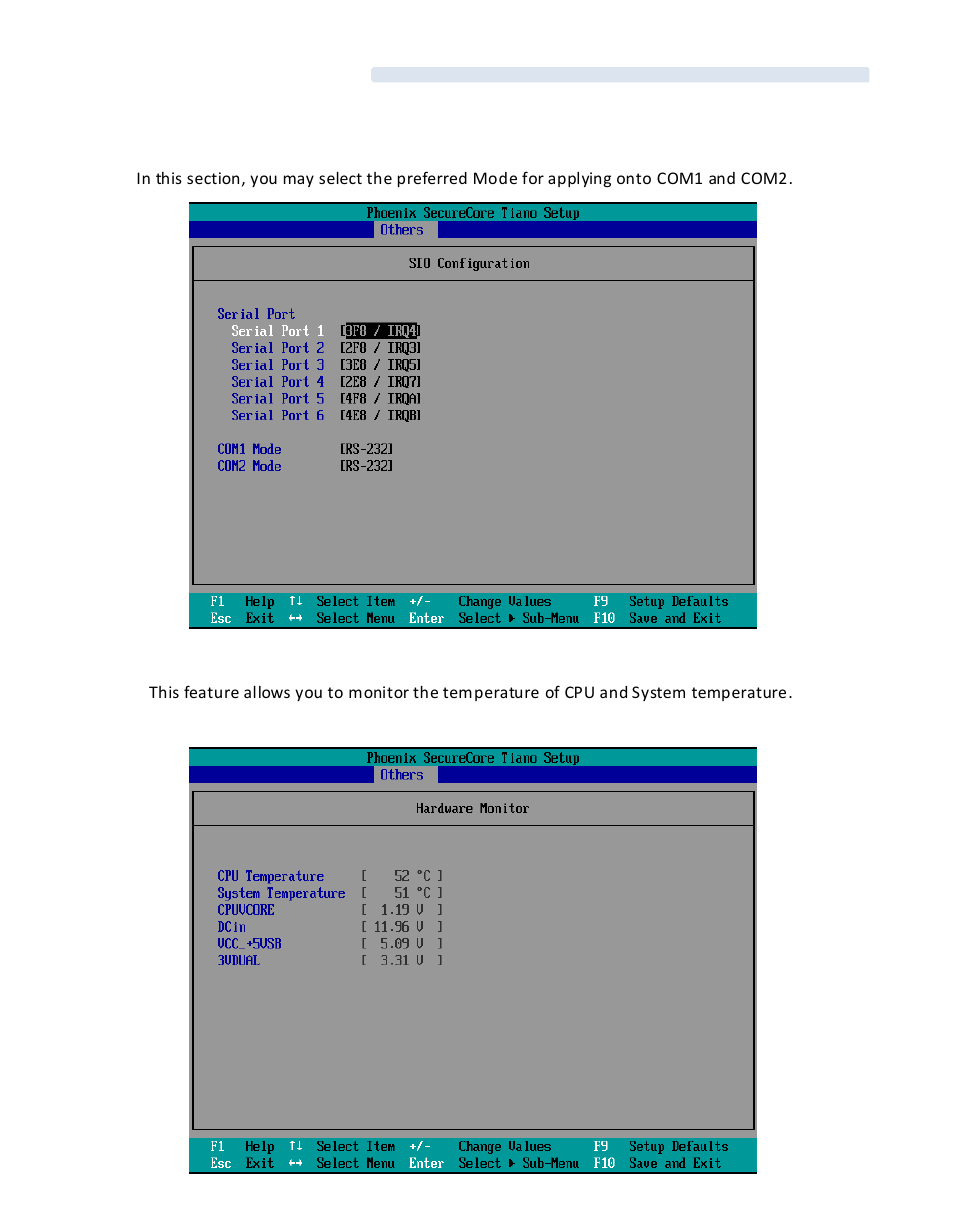 4 other bios settings | Acnodes FES 7035 User Manual | Page 46 / 55