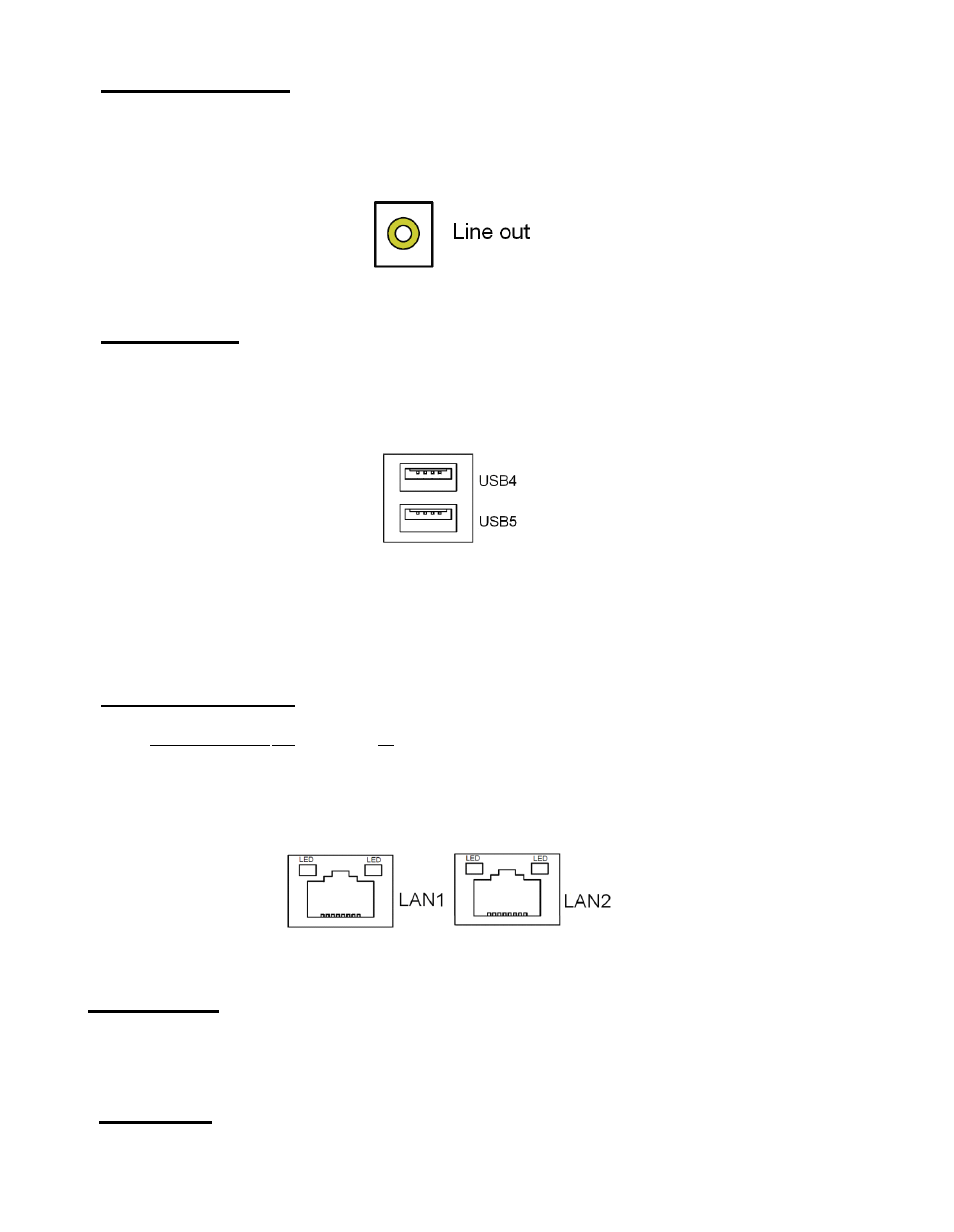 Line_out, Usb45, Lan1/lan2 | Buz1, 27 led1 | Acnodes PC 9150 User Manual | Page 25 / 92