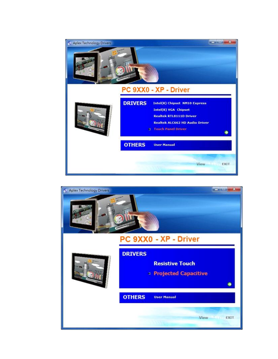 2 installing software (projected capacitive) | Acnodes PC 9150 User Manual | Page 69 / 92