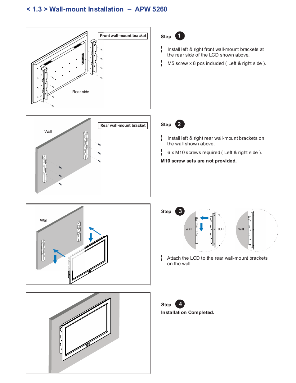 Acnodes APW 5260 User Manual | Page 8 / 21
