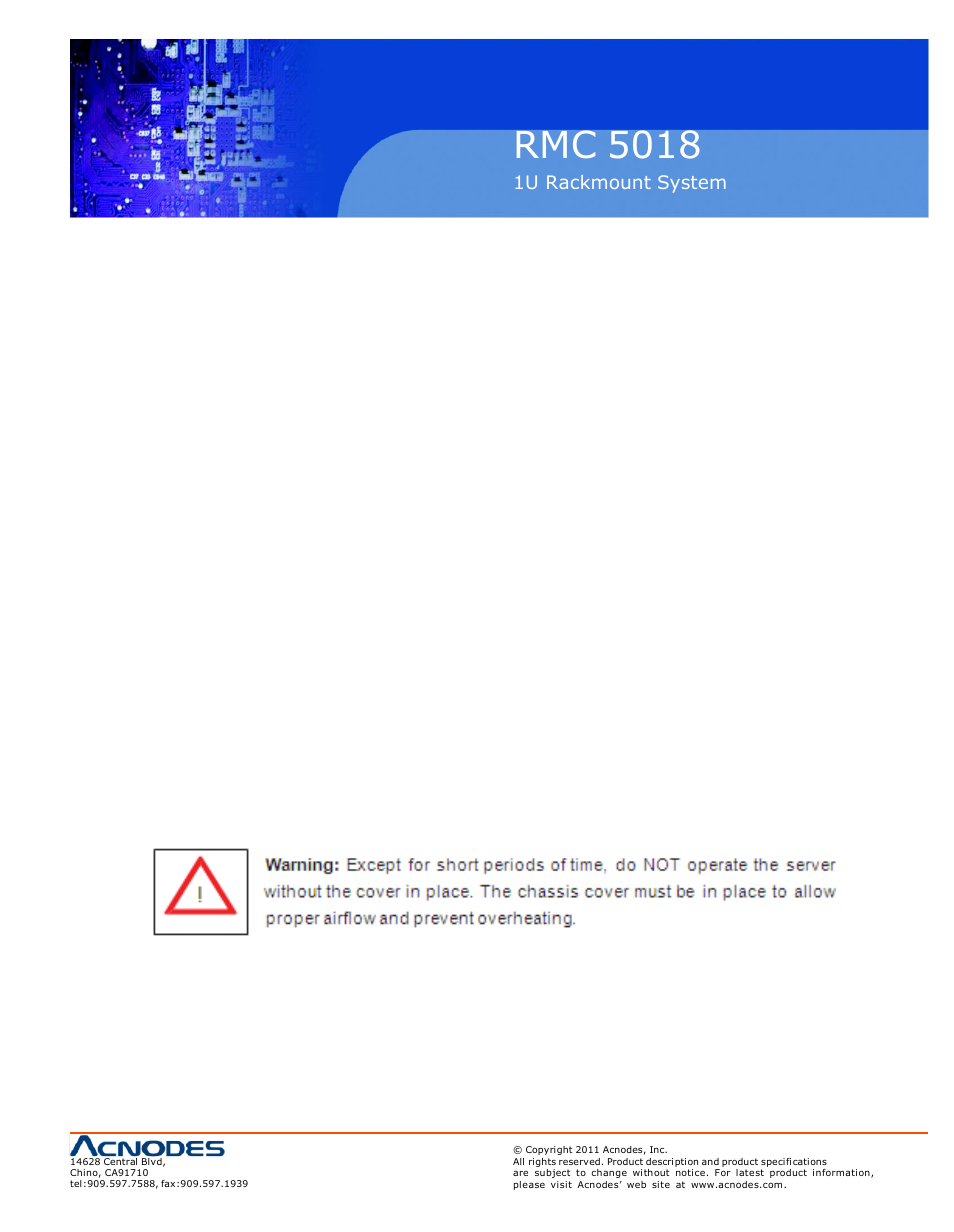 Rmc 5018, 5 checking the motherboard setup | Acnodes RMC 5018 User Manual | Page 19 / 83