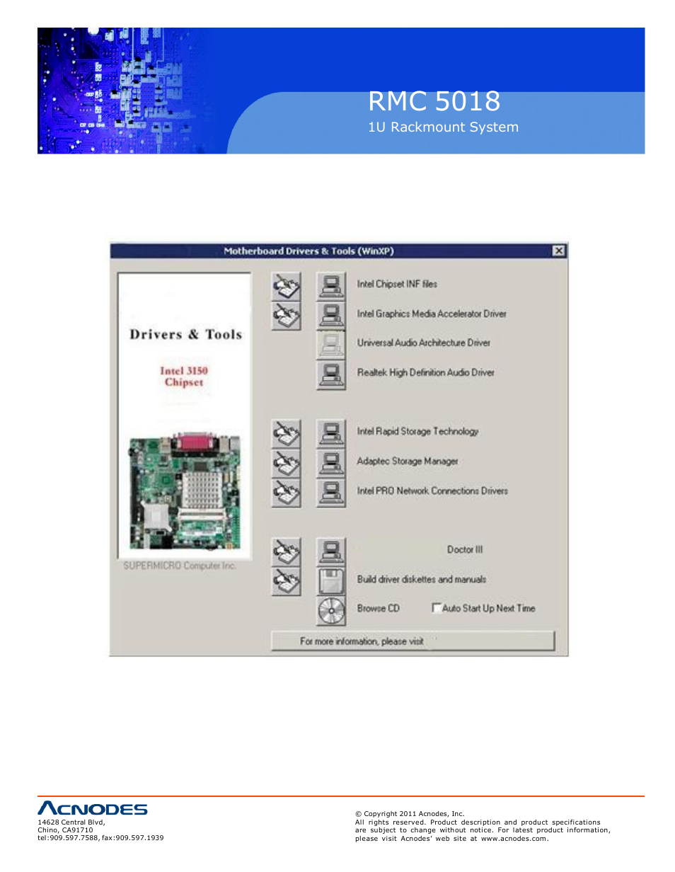 Rmc 5018, 13 installing software | Acnodes RMC 5018 User Manual | Page 48 / 83