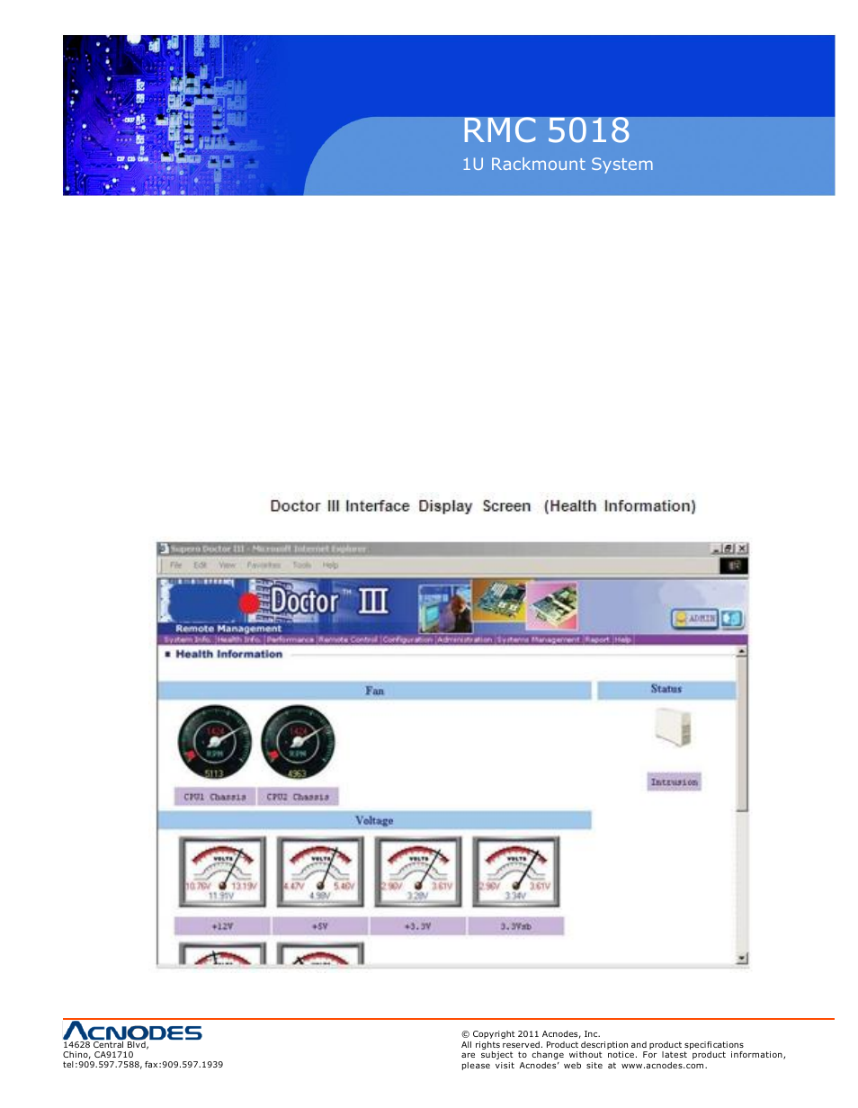 Rmc 5018 | Acnodes RMC 5018 User Manual | Page 49 / 83