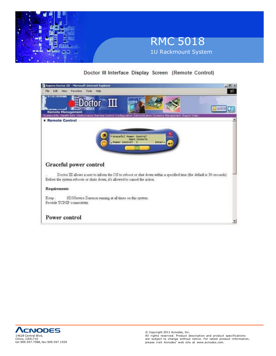 Rmc 5018 | Acnodes RMC 5018 User Manual | Page 50 / 83