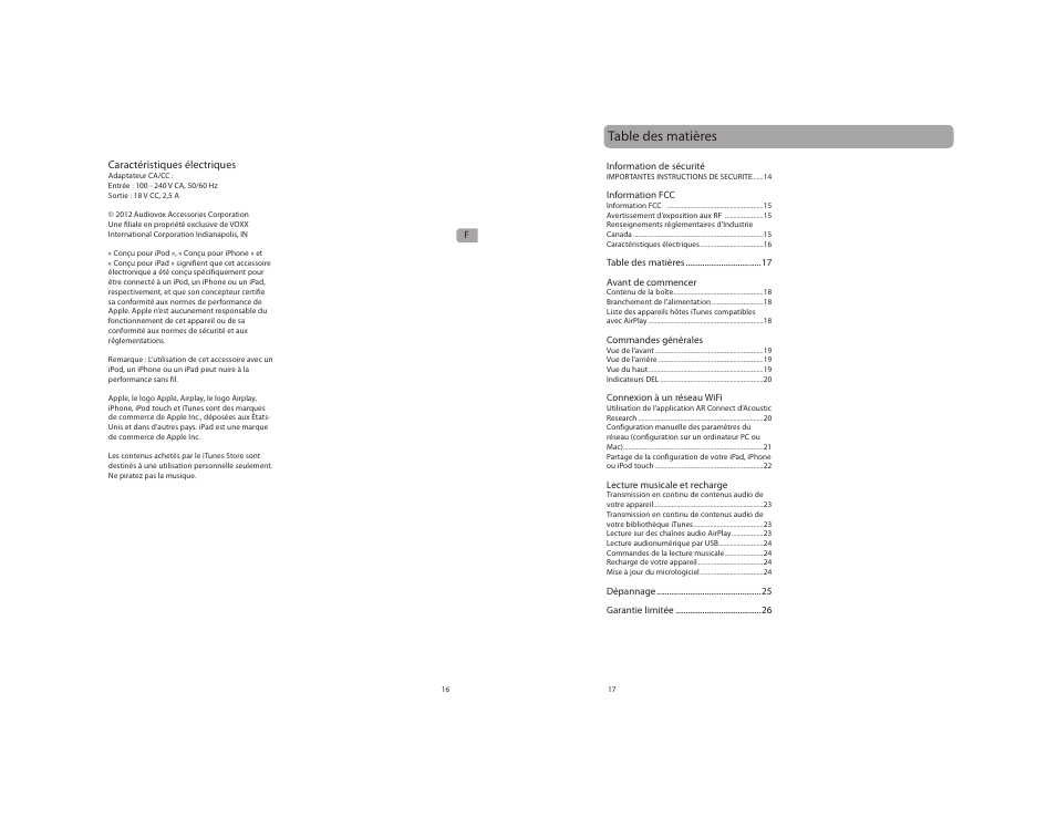 Acoustic Research ARAP50 User Manual | Page 9 / 21