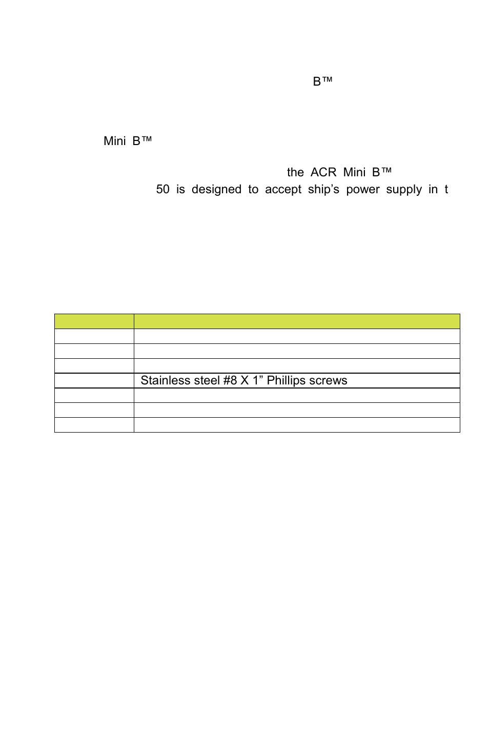 Section 2 - preparing to install | ACR&Artex ARX-50 User Manual | Page 4 / 13