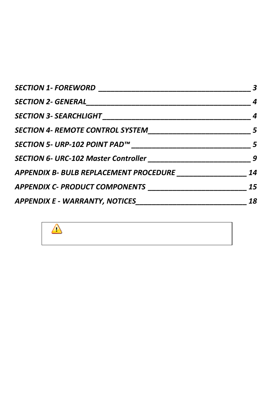 ACR&Artex RCL-50B User Manual | Page 3 / 20