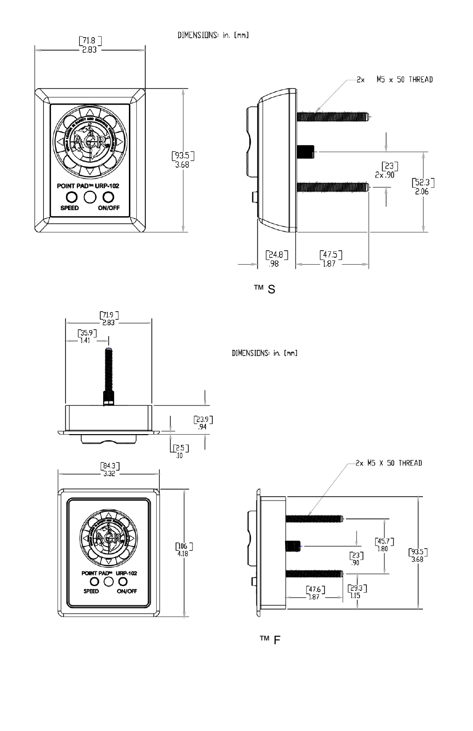 ACR&Artex RCL-50B User Manual | Page 9 / 20