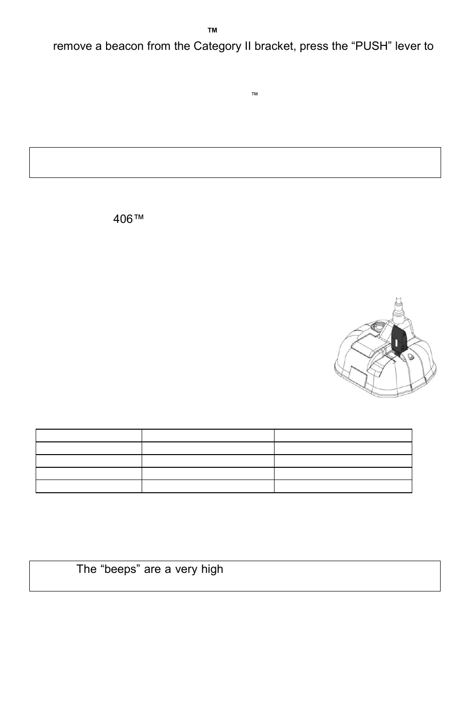 ACR&Artex SATELLITE 3 406 User Manual | Page 25 / 32